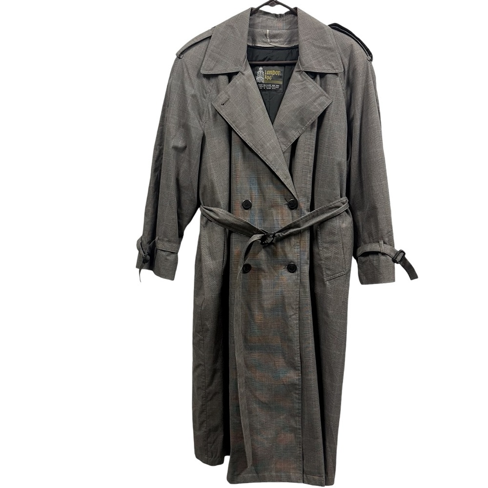 London Fog Gray Trench Coat